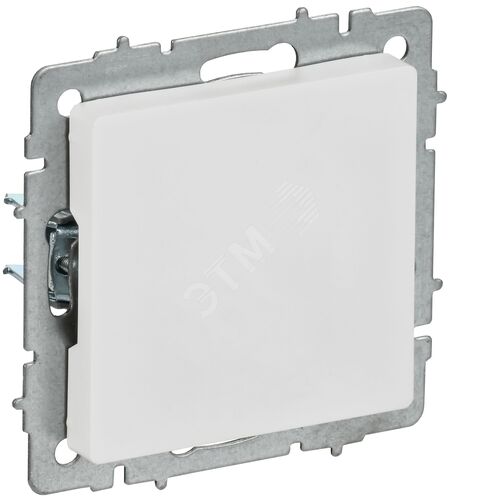 BRITE Заглушка с суппортом МЗ10-БрАБ арктический белый IEK