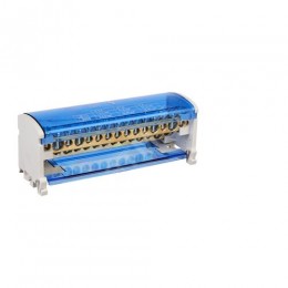 Шины на DIN-рейку в корпусе (кросс-модуль) ШНК 2х15 L+PEN IEK