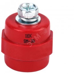Изолятор SM30 (М8) силовой с болтом IEK