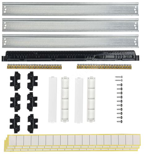 TEKFOR Корпус пластиковый ЩРВ-П-54 IP41 черная прозрачная дверь IEK