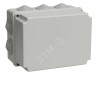 Коробка распаячная КМ41245 для открытой проводки безгалогенная (HF) 190х140х120мм IP44 10 гермовводов серая IEK