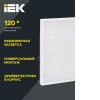 Панель светодиодная ДВО 6576 595х595мм 50Вт 6500К равномерная засветка опал IEK