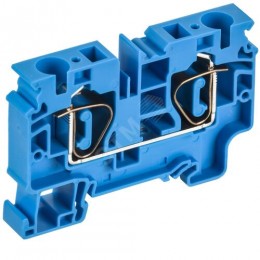 ARMAFIX Клемма пружинная CX10 BU 10мм2 проходная синяя IEK
