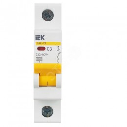 KARAT Автоматический выключатель ВА47-29 1P C 3А 4,5кА IEK