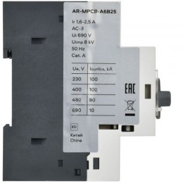 ARMAT Автоматический выключатель защиты двигателя A6 GV2P 1,6-2,5А IEK