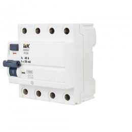 ARMAT Выключатель дифференциального тока R10N 4P 40А 30мА тип AC IEK