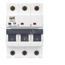 ARMAT Автоматический выключатель M06N 3P C 6А IEK