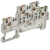 ARMAFIX Клемма пружин. Push-in CP-ML-PEN 2 ур. земля-низ 1,5мм2 серая IEK