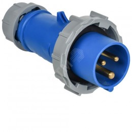 Вилка переносная ССИ-0132 16А-6ч/200-250В 2P+PE IP67 IEK
