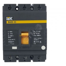 Выключатель автоматический ВА88-33 3Р 160А 35кА IEK