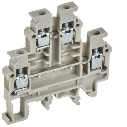 ARMAFIX Клемма винтовая CTS-ML 2 ур. 4мм2 серая IEK
