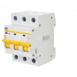 KARAT Автоматический выключатель ВА47-29 3P D 40А 4,5кА IEK