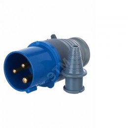 Вилка переносная ССИ-013 2P+PE 16А 200-250В IP44 IEK
