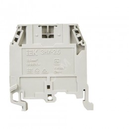 Зажим наборный ЗНИ-2,5мм2 (JXB24А) серый IEK