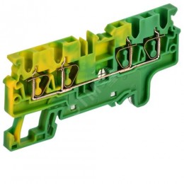 ARMAFIX Клемма пружинная CX2.5-4 PE 2,5мм2 четырехконтактная заземляющая IEK