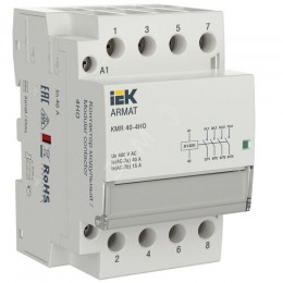 ARMAT Контактор модульный KMR 40А 24В AC/DC 4НО IEK