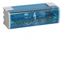 Шины на DIN-рейку в корпусе (кросс-модуль) ШНК 2х15 L+PEN IEK