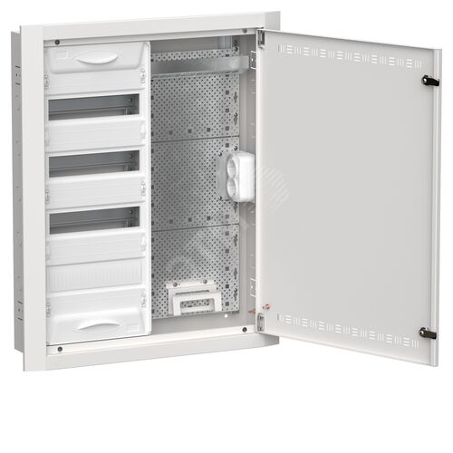 TITAN 5 Корпус комбинированный ЩРв-48 (2х48) 755х625х130мм IP30 белый IEK