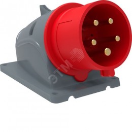 MAGNUM Вилка стационарная ССИ-525 32А-6ч/200/346-240/415В 3P+PE+N IP44 IEK