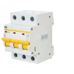 KARAT Автоматический выключатель ВА47-29 3P D 16А 4,5кА IEK