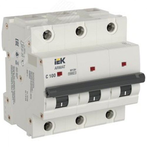 Выключатель автоматический M10H 3P C 100А