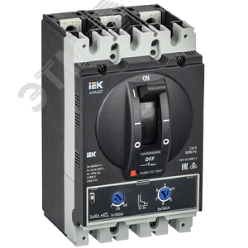 Автоматический выключатель в литом корпусе ARMAT 3P типоразмер A 35кА 63А расцепитель термомагнитный регулируемый