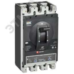 Автоматический выключатель в литом корпусе ARMAT 3P типоразмер H 50кА 400А расцепитель термомагнитный регулируемый