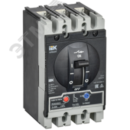 Автоматический выключатель в литом корпусе ARMAT 3P типоразмер S 35кА 63А расцепитель термомагнитный регулируемый