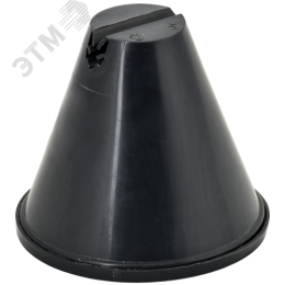 Держатель проводника круглого 8-10 мм для плоской кровли h 100 мм пластик с бет