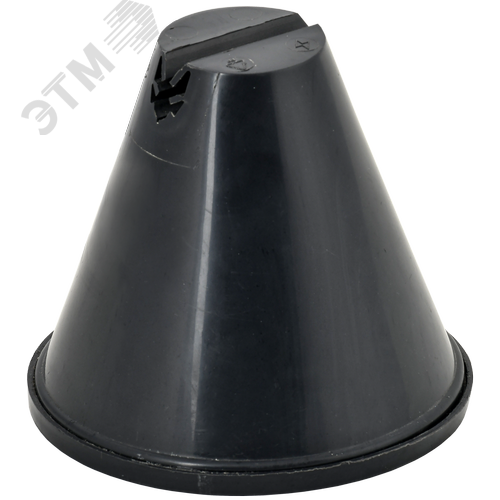 Держатель проводника круглого 8-10 мм для плоской кровли h 100 мм пластик с бет