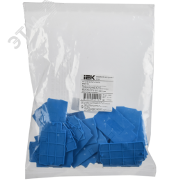 ARMAFIX Заглушка EPCX2.5-3 BU для колодки клеммной CP/CX2.5-3 синяя IEK