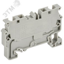 ARMAFIX Клемма пружинная CX6 6мм2 проходная серая IEK