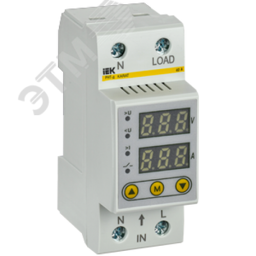 Реле напряжения и тока РНТ-д однофазное 36 мм 40А