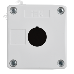 Корпус КП101-Р для кнопок 1 место белый