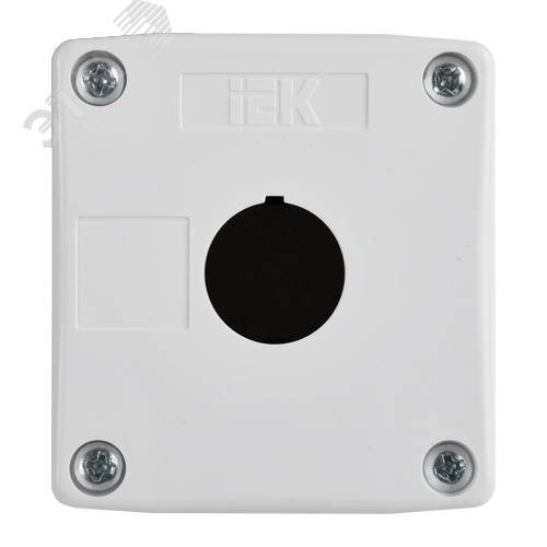 Корпус КП101-Р для кнопок 1 место белый