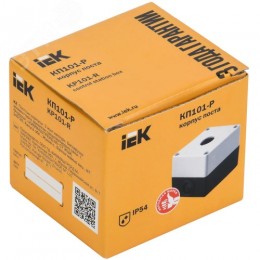 Корпус КП101-Р для кнопок 1 место белый