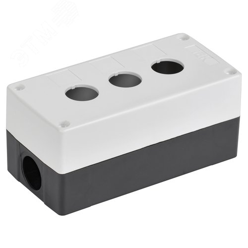 Корпус КП103-Р для кнопок 3 места белый