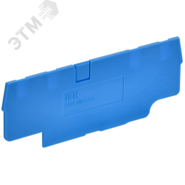 ARMAFIX Заглушка EPCX2.5-4 BU для колодки клеммной CP/CX2.5-4 синяя IEK