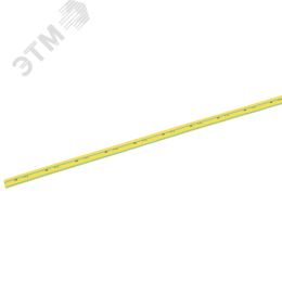 Трубка термоусаживаемая ТТУ 6/3 желто-зеленая (1м)