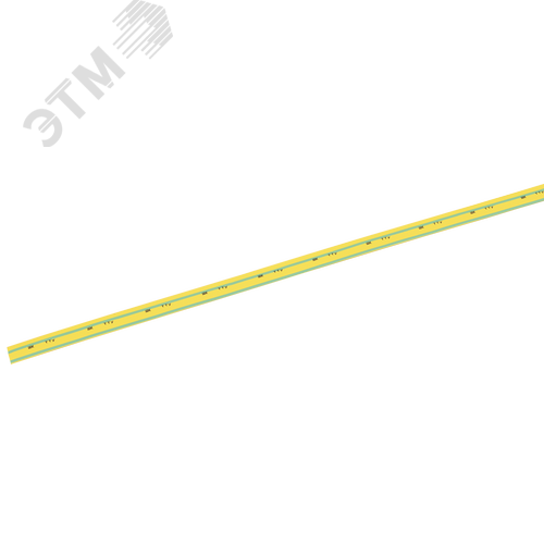 Трубка термоусаживаемая ТТУ 6/3 желто-зеленая (1м)