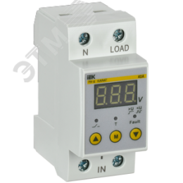 Реле напряжения РН-д однофазное 36 мм 40А