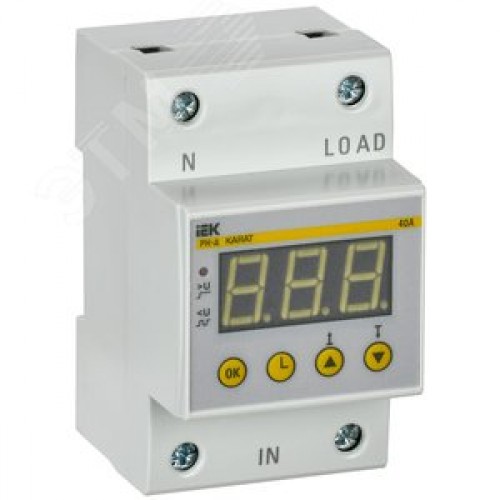 Реле напряжения РН-д однофазное 54 мм 40А