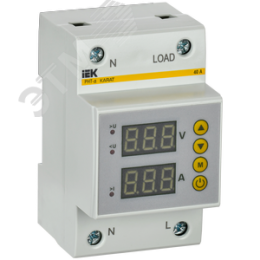 Реле напряжения и тока РНТ-д однофазное 54 мм 40А