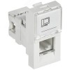 Розетка компьютерная RJ45 UTP категория 5e 1 модуль