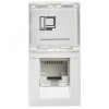 Розетка компьютерная RJ45 UTP категория 5e 1 модуль