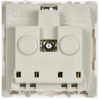 Розетка в кабель-канал с заземлением со шторками белый РКС-20-30-П-К ПРАЙМЕР