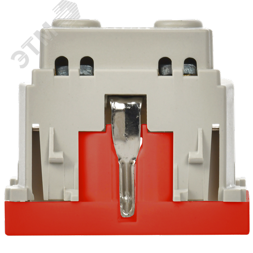 Розетка силовая с заземлением красная РКС-        20-32-П-К