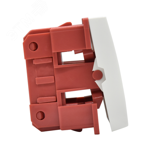 Выключатель двухклавишный на 2 модуля ВК1-22-00-П