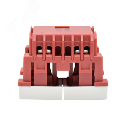 Выключатель двухклавишный на 2 модуля ВК1-22-00-П