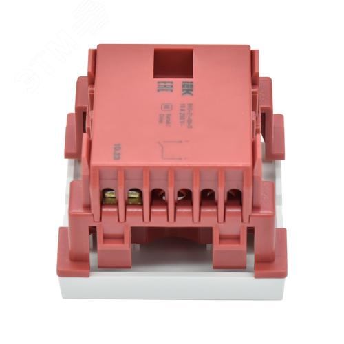 Выключатель одноклавишный на 2 модуля ВКО-21-00-П